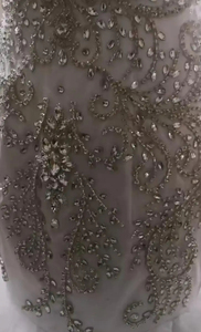 Nouvelle Robe de Mariée Sirène Luxueuse S8250F, Perles et Cristaux, Motifs Africains Inspirés de la Chapelle Royale, Dentelle - Product Image 6