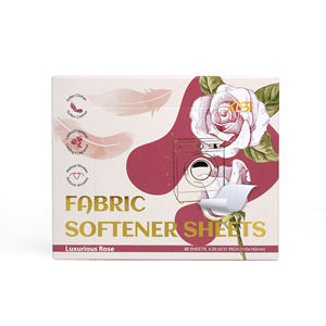 Feuilles de séchoir <span class=keywords><strong>adoucissant</strong></span> de séjour de parfum dans la machine de dessiccation pour le linge garder doux bonne odeur jours longs feuilles de séchoir biodégradables - Product Image 2