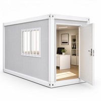 Maison préfabriquée portable de luxe, imperméable, résistante au vent, facile à installer, moderne, pour jardin, patio, plage, cour arrière