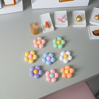 Aksesori DIY gaya buatan hiasan pipih Resin krim Mini untuk ornamen kerajinan Dekor rumah