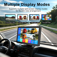 Sistema de Monitoreo de Punto Ciego BSD de 4 Canales con Pantalla Táctil AI de 10.1 Pulgadas, Cámaras de Visión Nocturna LED 1080P para Camiones, Autobuses y Vehículos Pesados