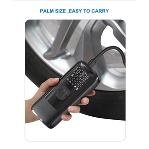 Compresseur d'air portable sans fil Lancol KP01, gonfleur de pneus rechargeable avec 5 modes prédéfinis et lumière LED, charge rapide Type-C - Product Image 6