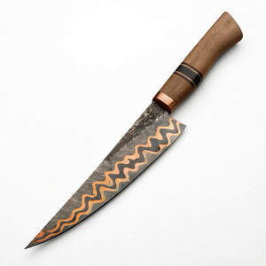 Ensemble de 30 couteaux en acier inoxydable à code couleur, revêtement antiadhésif en bois, conception ambidextre, antirouille, passe au lave-vaisselle - Product Image 1