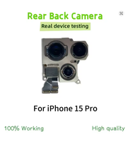 Vente en gros usine – Caméra arrière complète d'origine non réparée avec module flash et capteur flexible pour iPhone 15, 15 Plus, 15 Pro, 15 Pro Max