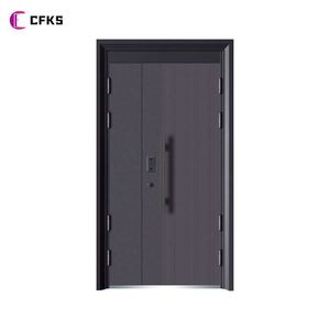 2022 Offre Spéciale Design moderne intérieur porte battante Chine gros contreplaqué hôtel porte <span class=keywords><strong>d</strong></span>'entrée blindée pour appartements manuel - Product Image 2