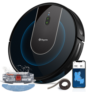 Aspirateur robot Bagotte nouvelle génération, nettoyage humide/sec, aspiration 4500-5300Pa, batterie intégrée 3200mAh, pour usage hôtelier et domestique - Product Image 2