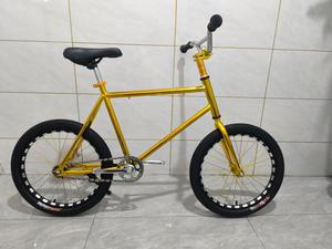 Bicicleta <span class=keywords><strong>Fixie</strong></span> de Acero de Una Velocidad y 20 Pulgadas, Negra, en Venta - Product Image 3