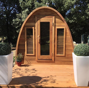 Pannello di controllo bagno di vapore per 6 persone con funzione di massaggio e legno cicuta - Product Image 1