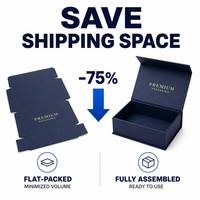 Boîte rigide magnétique de luxe personnalisable pour Noël avec planche et sélection d'aménagement de présentoir pour les fêtes