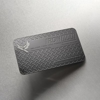 Cartes de visite professionnelles personnalisées en métal traditionnel, format carte de crédit de luxe, pour membres VIP, avec gravure laser et impression typographique
