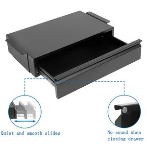 JH-Mech Schoolroom Office Items Attachment Desk Under Desk Storage Organizer metallo sotto il cassetto del tavolo cassetto sottopiano