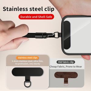 Adjustable <b>Polyester</b> Mobile Phone <b>Lanyard</b> Phone Tether Patch Universal Crossbody Neck Strap for Cell Phone Accessories Case Use - Product Image 6