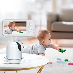 2025 vente chaude bas <span class=keywords><strong>prix</strong></span> conversation bidirectionnelle surveillance vidéo sans fil <span class=keywords><strong>nounou</strong></span> caméra 5 pouces bébé moniteur avec affichage - Product Image 1