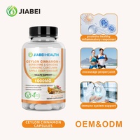 Capsules de cannelle de Ceylan personnalisées en usine pour adultes, soutien du système immunitaire, non destiné aux femmes enceintes, OEM/ODM