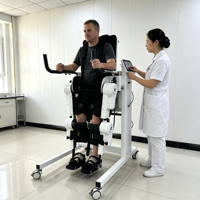 Exosquelette robotique |   Robot de marche pour membres inférieurs |   Entraînement à la marche pour les hémiplégiques |   Modes d'exercice actifs et passifs