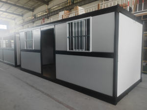 Maison pliable en acier composite hybride - Design moderne, déploiement en 5 minutes, économie d'<span class=keywords><strong>espace</strong></span> de 40%, abris d'urgence pour une durabilité - Product Image 4