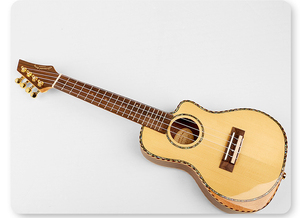 De alta calidad 24 pulgadas, nuevo estilo de abeto sólido delgada cuerpo corte <span class=keywords><strong>Tenor</strong></span>, <span class=keywords><strong>Soprano</strong></span> <span class=keywords><strong>concierto</strong></span> ukeleles. - Product Image 6