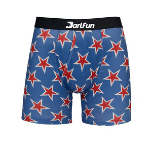 Sous-vêtements de sport pour hommes, caleçons <span class=keywords><strong>boxer</strong></span> en polyester et élasthanne respirant à séchage rapide, motifs animaliers imprimés - Product Image 2