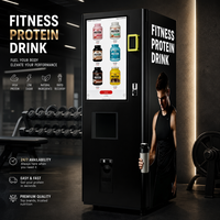Distributeur automatique de compléments protéinés en libre-service, gestion à distance, économie d'énergie, pour les salles de sport et la vente au détail à usage commercial