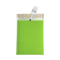 Enveloppes d'expédition rembourrées en PE à fond carré co-extrudé de 11*13 cm, avec fermeture éclair supérieure, résistantes à l'humidité, pour l'emballage