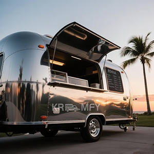 Remolque de Comida Móvil de Acero Inoxidable para Venta de Hot Dogs, Pizza, Café, Helados, con Cocina Completa - Product Image 1