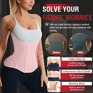 Vente en gros de ceinture de sport rose sablier ceinture de compression <span class=keywords><strong>fajas</strong></span> cinturillas gaines post-partum colombiennes pour les femmes - Product Image 3