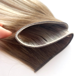 Extension per Capelli Corti Senza <span class=keywords><strong>Ritorno</strong></span>, Senza Cuciture, Comfort e Aspetto Naturale, Effetto Genius Weft che Si Sente Come i Propri Capelli - Product Image 3