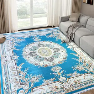 Custom Printed Large Persian Modern Boho Carpets Home For Living Room Machine Washable Area Rug