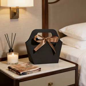 Boîtes cadeaux de mariage personnalisées de luxe avec ruban, emballage pour bonbons - Product Image 5