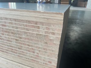 Papan Blok Melamin Solid Putih Matt Dua Sisi 18mm Laris Manis, Kayu Laminasi untuk Furnitur Dapur Apartemen Hotel - Product Image 2