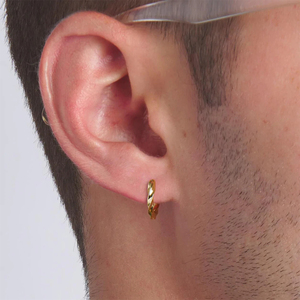 Pendientes de Plata de Ley 925 CANNER, Gruesos y Retorcidos, para Fiestas Formales, Joyería Vistosa, Pendientes de Circonia Exagerados - Product Image 4