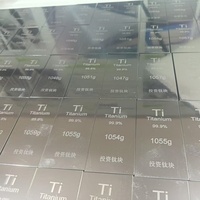Bloc carré en titane pur de qualité commerciale ASTM B348, billette métallique, dimensions personnalisées, usiné CNC, marque MSGP, origine Shaanxi