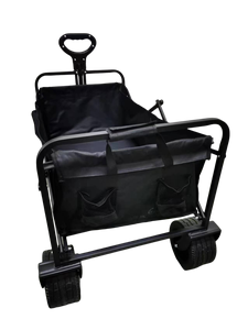 लोड क्षमता 170lbs पोर्टेबल ढहने योग्य आउटडोर गार्डन पिकनिक बड़ा व्हील फोल्डिंग वैगन कार्ट कैंपिंग के लिए - Product Image 5