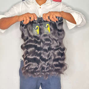 Cabello Virgen de Visón Indio con Cutícula Alineada, Proveedores de Cabello Humano Rizado Brasileño, Proveedores de Cabello Brasileño Natural Sin Procesar - Product Image 2