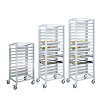 Chariot à plateaux avec plateaux fabriqués en Chine Chariot de boulangerie avec plateau filaire Chariot de boulangerie avec supports filaires