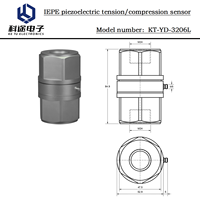Capteur de force de tension et de compression piézoélectrique IEPE, transducteur ICP, transmetteur pour la mesure de la force d'impact et quasi-statique