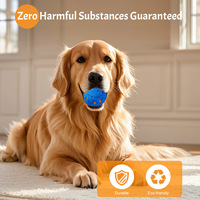 Nouveau jouet intelligent pour animaux de compagnie, balle roulante pour chat et chien, activée par le mouvement, rechargeable par type C, balle interactive de haute qualité en ETPU pour chien