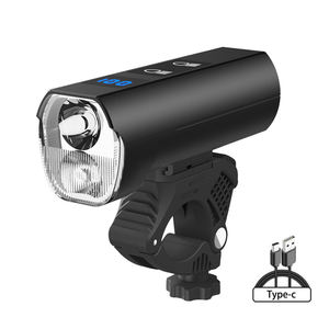 Rotative <span class=keywords><strong>1200</strong></span> Lumen, 5000 mah, Rechargeable, 5 engrenages, lampe avant pour vélo de montagne, livraison gratuite - Product Image 1