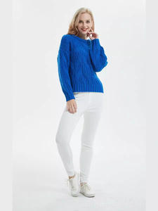 Trui met lage minimale bestelhoeveelheid, op maat gemaakte service, chunky kabelbreisel, dames gebreide trui, pullover, RL trui, breiwerk, oversized silhouet trui - Product Image 4