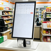 21.5 İnç Self Servis Sipariş Kiosku Hepsi Bir Arada Bilgisayar I5 4. Nesil 8+128G SSD Bilgi İşaretleme ve Ödeme Kiosku
