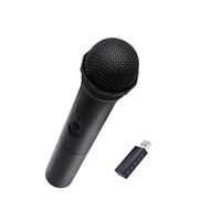 Honcam 2.4G kablosuz mikrofon için profesyonel PS5 Xbox One için 25ms düşük gecikme oyun mikrofon Nintendo anahtarı için OLED KTV / PC
