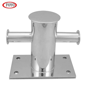 Foyo Extra Base <strong>Plate</strong> Marine Single Cross Bollard Mooring Bitt <strong>Cleat</strong> - Product Image 5