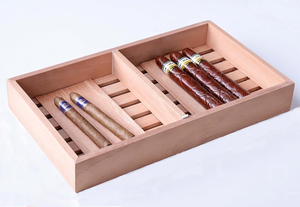 Divisorio regolabile <span class=keywords><strong>in</strong></span> legno per vassoio porta sigari, ideale per esporre e conservare sigari <span class=keywords><strong>in</strong></span> umidificatori di grandi dimensioni. - Product Image 5