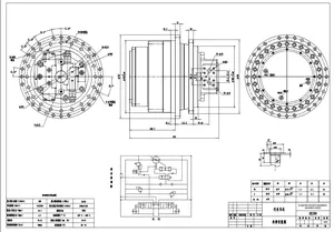 Zw tm60 dnb50 jmv173 final drive assy motor de viagem hidráulico R290LC-7