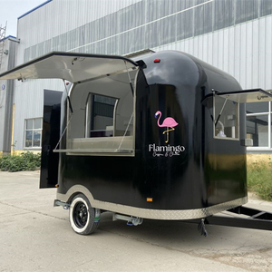 Best Selling Deep Fryer Installation Mobile Food Trailer with Grill Pizza Cooking <b>Stand</b> Flamingo Food Trailers Big Truck Fruit - Product Image 1
