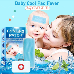 Patchs rafraîchissants pour la fièvre, soulagement naturel des maux de tête et des migraines, feuilles de gel douces, patch anti-fièvre pour enfants, tension/sinusite - Product Image 3