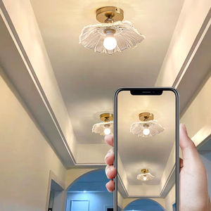 Nuevo diseño LED pasillo luces de entrada lámpara de techo con forma de flor de acero inoxidable para pasillo - Product Image 5