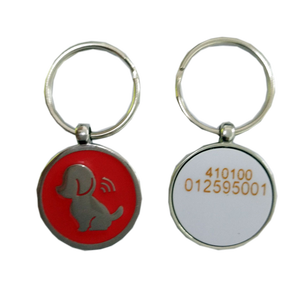 เอ็นเอฟซี ISO11784 FDX-B EM4305 22มม. ป้ายรหัส <span class=keywords><strong>QR</strong></span> สัตว์เลี้ยงโลหะปลอกคอสัตว์เลี้ยงชิปภายนอกสัตว์สำหรับสุนัขแมวนอกการ<span class=keywords><strong>ลง</strong></span><span class=keywords><strong>ทะเบียน</strong></span> NFC แขวน - Product Image 3