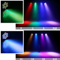 Luz Par LED RGB de 36 LED, Solución de Iluminación Profesional para Escenarios, Efectos Dinámicos Activados por Sonido, Control DMX512, Clasificación IP33 para Uso Móvil