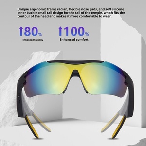 Lunettes intelligentes de conduite en plein air LYG, nouvelle génération, multifonctionnelles pour appels, lecture de musique, traduction IA, lunettes de soleil colorées - Product Image 2